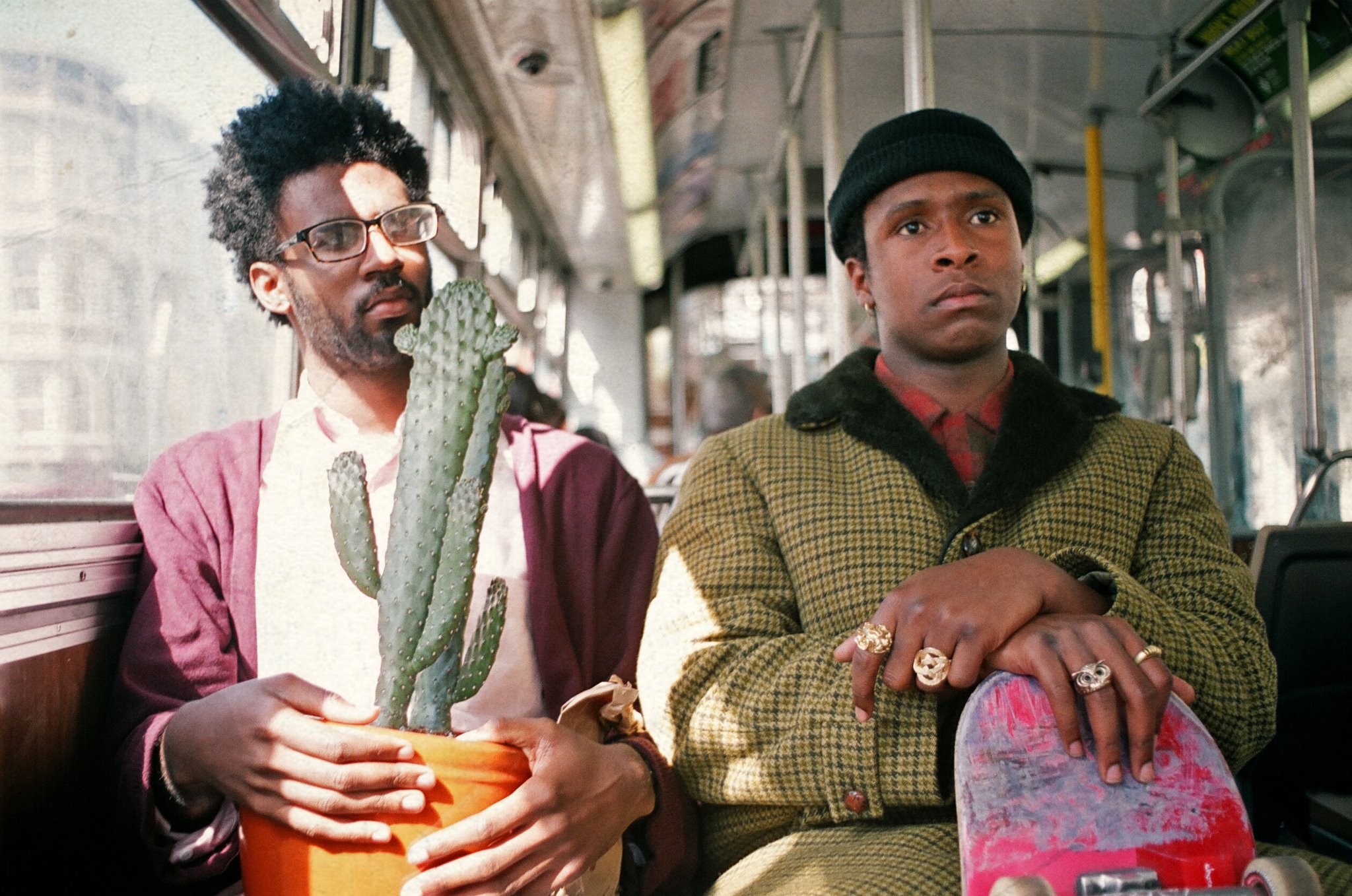Still image from "The Last Black Man in San Francisco" starring Jimmie Fails (right) and Pretice Sanders (left) and directed by Joe Talbot. 